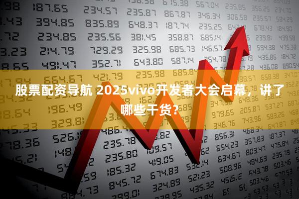 股票配资导航 2025vivo开发者大会启幕，讲了哪些干货？