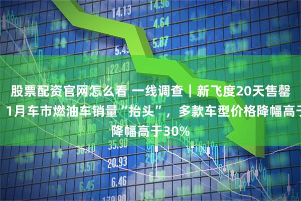 股票配资官网怎么看 一线调查｜新飞度20天售罄背后：1月车市燃油车销量“抬头”，多款车型价格降幅高于30%